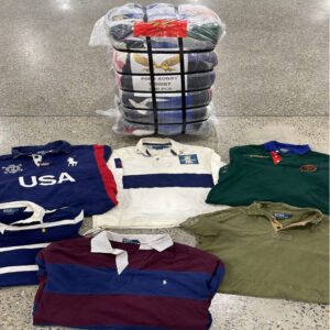 Ball Kaos Kerah Lengan Panjang Polo Rugby